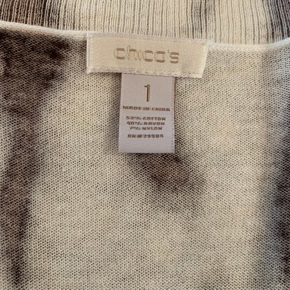 Chico's Women's Tunic Sweater, Size 1 - Picture 4 of 8